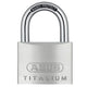 ABUS Mechanical  64TI/60mm TITALIUM™ Padlock Carded