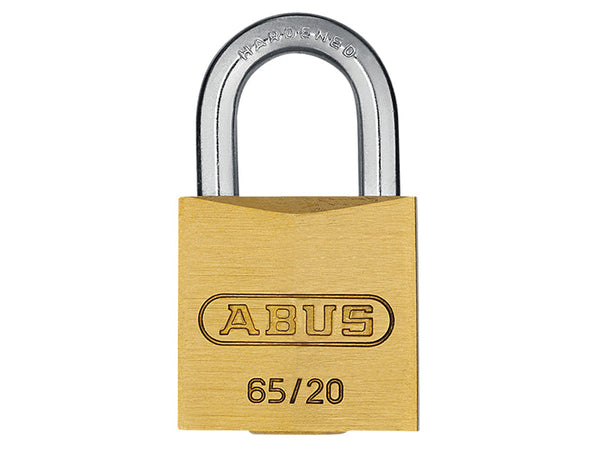 ABUS Mechanical 65/20mm Brass Padlock Keyed Alike 204 – – Now available at MTN Shop UK.
