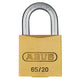 ABUS Mechanical  65/20mm Brass Padlock Keyed Alike 202
