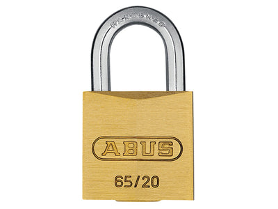 ABUS Mechanical 65/20mm Brass Padlock Carded – – Now available at MTN Shop UK.