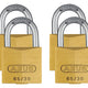 ABUS Mechanical  65/30mm Brass Padlock Quad Pack