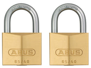 ABUS Mechanical 65/40mm Brass Padlock Twin Carded – – Now available at MTN Shop UK. - imagen 2