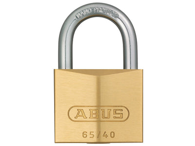 ABUS Mechanical 65/40mm Brass Padlock Carded – – Now available at MTN Shop UK.