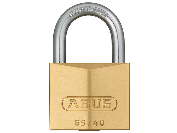 ABUS Mechanical 65/40mm Brass Padlock Carded – – Now available at MTN Shop UK.