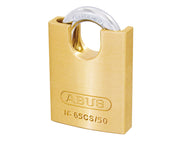 ABUS Mechanical 65CS/50mm Brass Padlock Closed Shackle Carded – – Now available at MTN Shop UK. - imagen 2