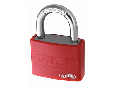 ABUS Mechanical T65AL/40mm My Lock Aluminium Padlock Red – – Now available at MTN Shop UK.