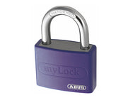 ABUS Mechanical T65AL/40mm My Lock Aluminium Padlock Violet – – Now available at MTN Shop UK. - imagen 2