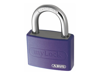 ABUS Mechanical T65AL/40mm My Lock Aluminium Padlock Violet – – Now available at MTN Shop UK.
