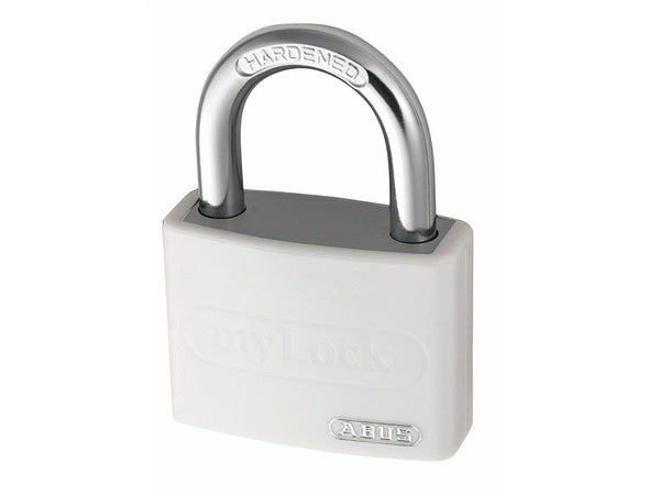 ABUS Mechanical T65AL/40mm My Lock Aluminium Padlock White Keyed Alike 6401 – – Now available at MTN Shop UK.