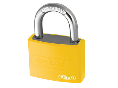 ABUS Mechanical T65AL/40mm My Lock Aluminium Padlock Yellow Keyed Alike 6401 – – Now available at MTN Shop UK.