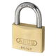 ABUS Mechanical  65IB/50mm Brass Padlock Stainless Steel Shackle Carded