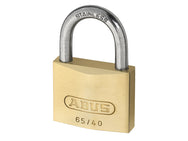ABUS Mechanical 65IB/50mm Brass Padlock Stainless Steel Shackle Carded – – Now available at MTN Shop UK. - imagen 2
