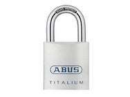 ABUS Mechanical 80TI/40mm TITALIUM™ Padlock Carded – – Now available at MTN Shop UK.