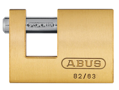 ABUS Mechanical 82/63mm Monoblock Brass Shutter Lock Keyed Alike 8501 – – Now available at MTN Shop UK.