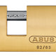 ABUS Mechanical  82/63mm Monoblock Brass Shutter Padlock Carded