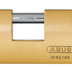 ABUS Mechanical  82/90mm Monoblock Brass Shutter Padlock Keyed Alike 8521