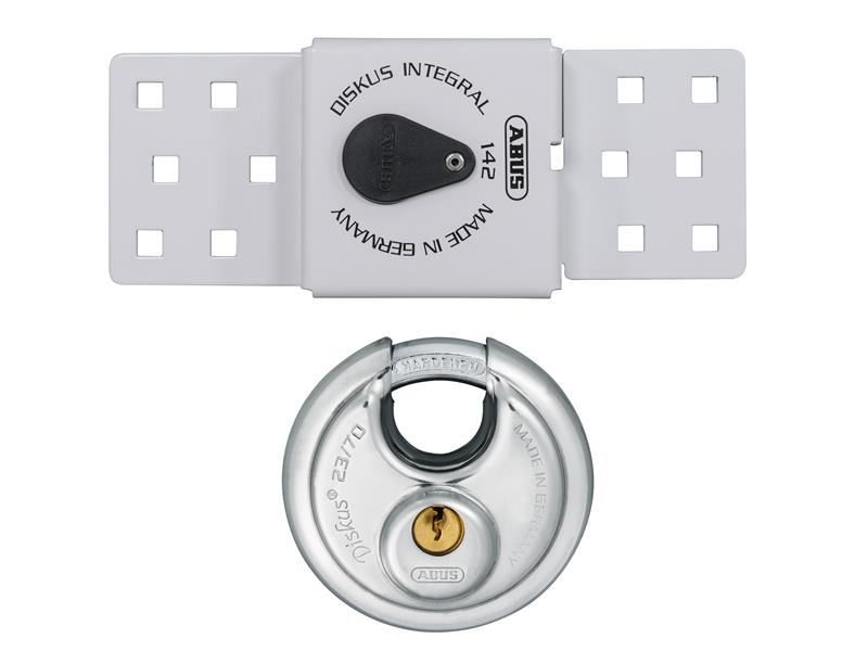 ABUS Mechanical 142 Series Sliding Door Van Lock & 23/70mm Diskus® Padlock – – Now available at MTN Shop UK. - imagen 2