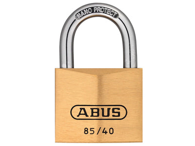 ABUS Mechanical 85/40mm Brass Padlock Keyed Alike 709 – – Now available at MTN Shop UK.