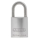 ABUS Mechanical  86TIIB/45mm TITALIUM™ Padlock Without Cylinder Stainless Steel Shackle