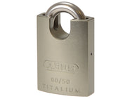 ABUS Mechanical 90RK/50mm TITALIUM™ Padlock Closed Shackle – – Now available at MTN Shop UK.