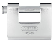 ABUS Mechanical 92/80mm Monoblock Brass Body Shutter Padlock – – Now available at MTN Shop UK. - imagen 2
