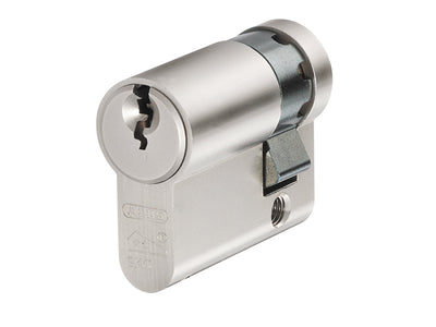 ABUS Mechanical E60NP Euro Half Cylinder Nickel Pearl 10mm / 30mm Visi – – Now available at MTN Shop UK.