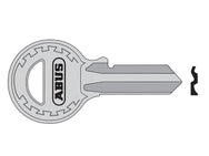 ABUS Mechanical 84/40 40mm R Key Blank – – Now available at MTN Shop UK. - imagen 2