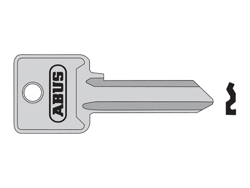 ABUS Mechanical 85/30 30mm Right Hand Key Blank – – Now available at MTN Shop UK. - imagen 2