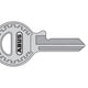 ABUS Mechanical  65/15 Right Hand Key Blank 09328