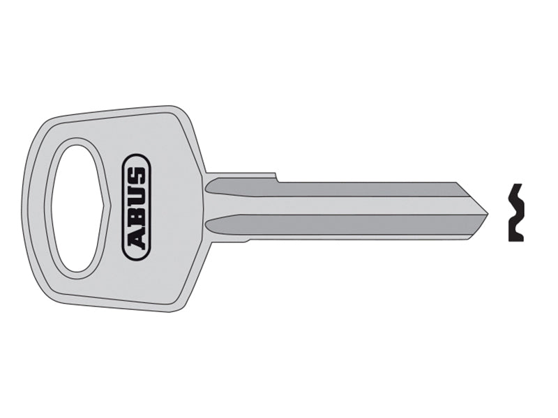 ABUS Mechanical 34 Right Hand 6 Pin Key Blank – – Now available at MTN Shop UK. - imagen 2