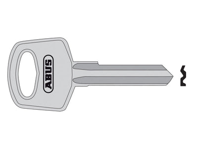 ABUS Mechanical 34 Right Hand 6 Pin Key Blank – – Now available at MTN Shop UK.