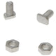 ALM Manufacturing  GH003 Cropped Glaze Bolts & Nuts Pack of 20