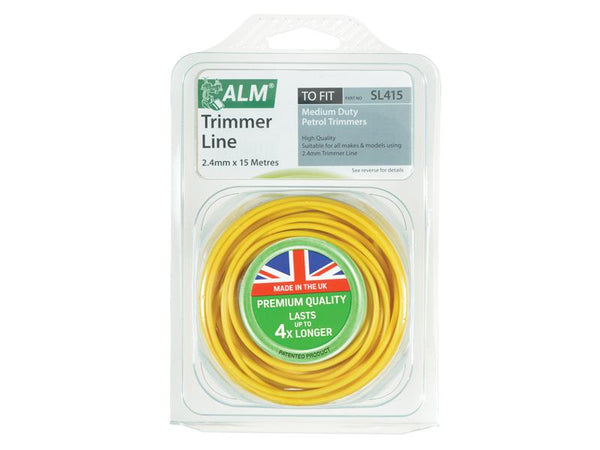 ALM Manufacturing SL415 Medium-Duty Petrol Trimmer Line 2.4mm x 15m – – Now available at MTN Shop UK.