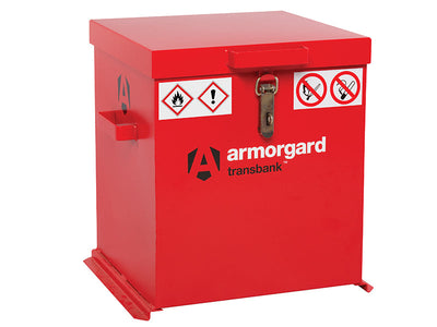 Armorgard TRB2 TransBank™ Hazard Transport Box 530 x 485 x 540mm – – Now available at MTN Shop UK.