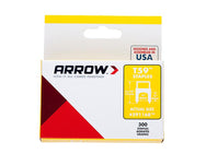 Arrow T59 Insulated Staples Clear 6 x 6mm (Box 300) – – Now available at MTN Shop UK.