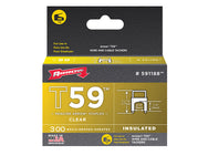 Arrow T59 Insulated Staples Clear 6 x 8mm (Box 300) – – Now available at MTN Shop UK. - imagen 2