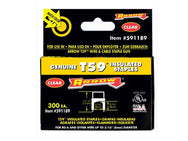 Arrow T59 Insulated Staples Clear 8 x 8mm (Box 300) – – Now available at MTN Shop UK.