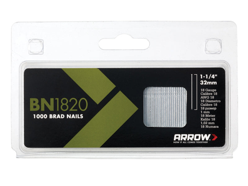 Arrow BN1820 Brad Nails 32mm 18g (Pack 1000) – – Now available at MTN Shop UK. - imagen 2