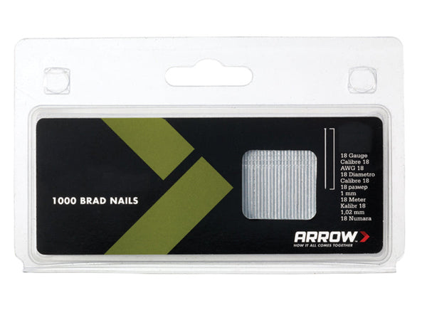 Arrow BN1824 Brad Nails 38mm 18g (Pack 1000) – – Now available at MTN Shop UK.