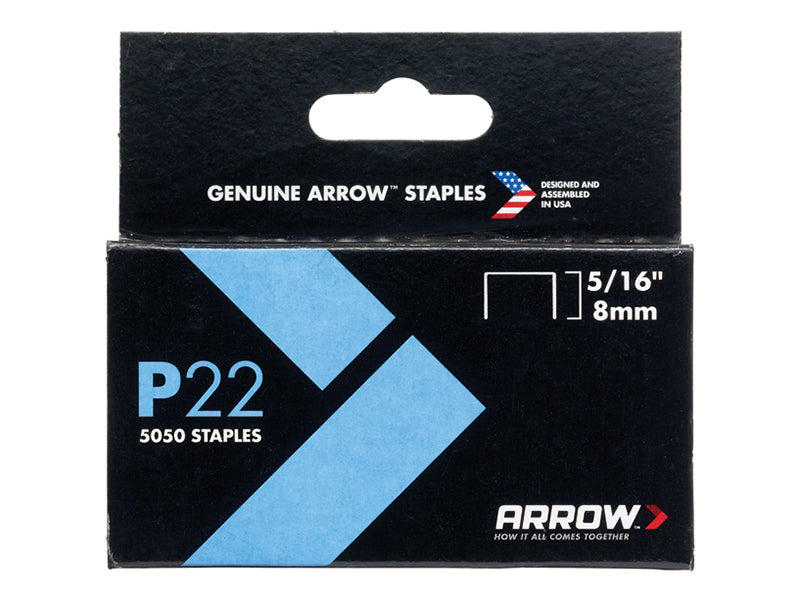 Arrow P22 Staples 8mm ( 5/16in) (Box 5050) – – Now available at MTN Shop UK. - imagen 2