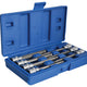 BlueSpot Tools 3/8in Drive Extra Long Hex Ball Socket Bit Set, 7 Piece