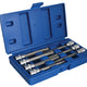 BlueSpot Tools 3/8in Drive Extra Long Spline Socket Bit Set, 7 Piece