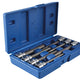 BlueSpot Tools 3/8in Drive Extra Long Hex Socket Bit Set, 7 Piece