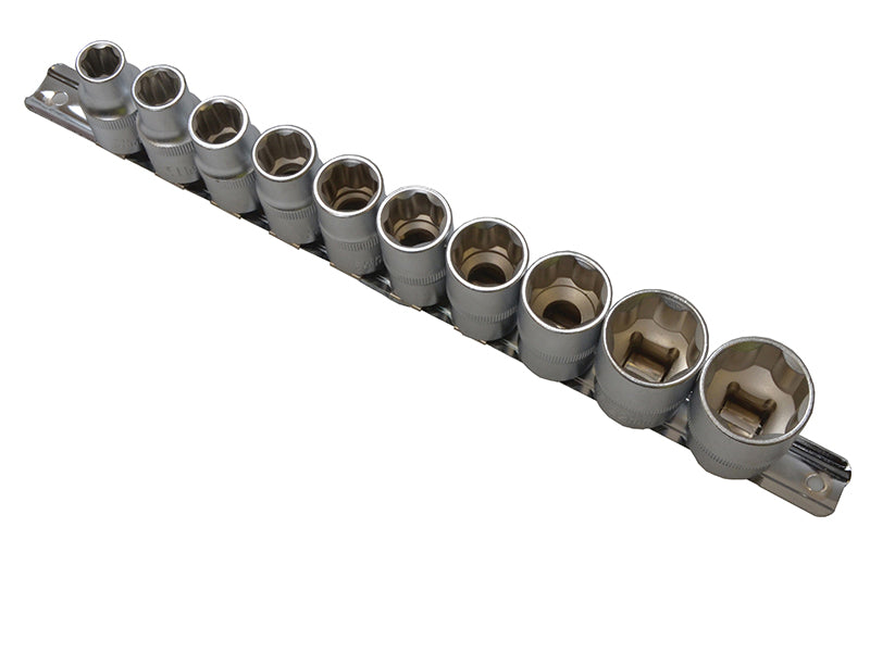 BlueSpot Tools 1/2in Drive Socket Set on Rail, 10 Piece – – Now available at MTN Shop UK. - imagen 2