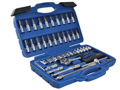 BlueSpot Tools 1/4in Square Drive Socket & Bit Set, 46 Piece – – Now available at MTN Shop UK.