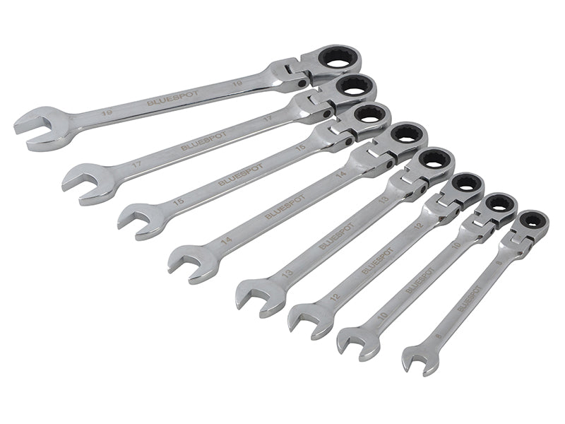 BlueSpot Tools Flexible Head Ratchet Set, 8 Piece – – Now available at MTN Shop UK. - imagen 2