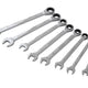 BlueSpot Tools Ratchet Spanner Set, 8 Piece