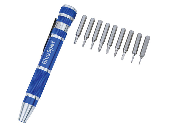 BlueSpot Tools 9-in-1 Screwdriver Bit Set – – Now available at MTN Shop UK.