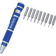 BlueSpot Tools 9-in-1 Screwdriver Bit Set