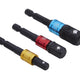 BlueSpot Tools Colour-Coded Impact Socket Adaptor Set, 3 Piece